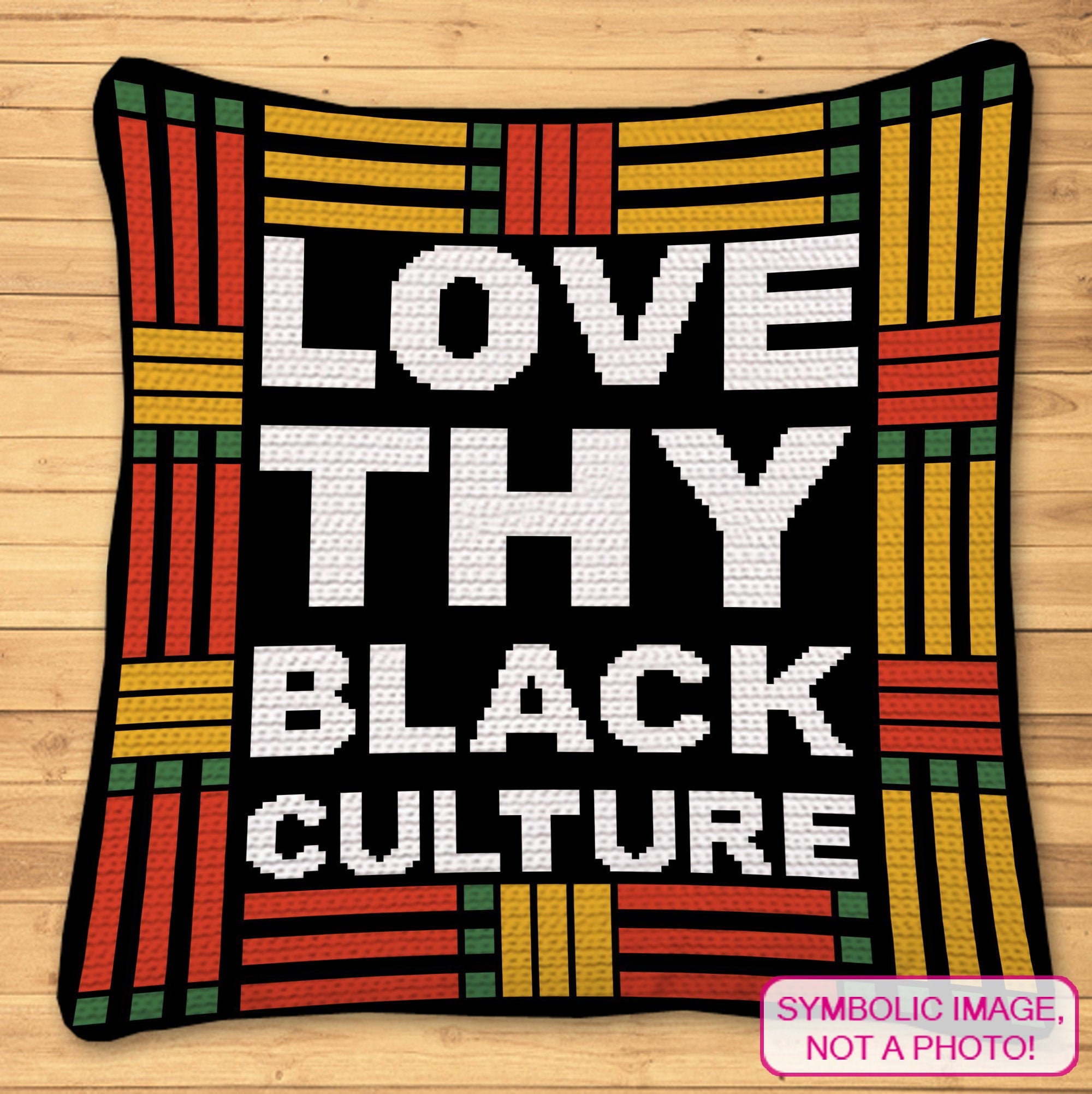 Celebrate the richness and beauty of Black culture with my captivating 'Love Thy Black Culture' Crochet Pillow Pattern. This design is a heartfelt reminder to embrace diversity, honor heritage, and spread love. Stitch your way to a harmonious and inclusive home decor! 