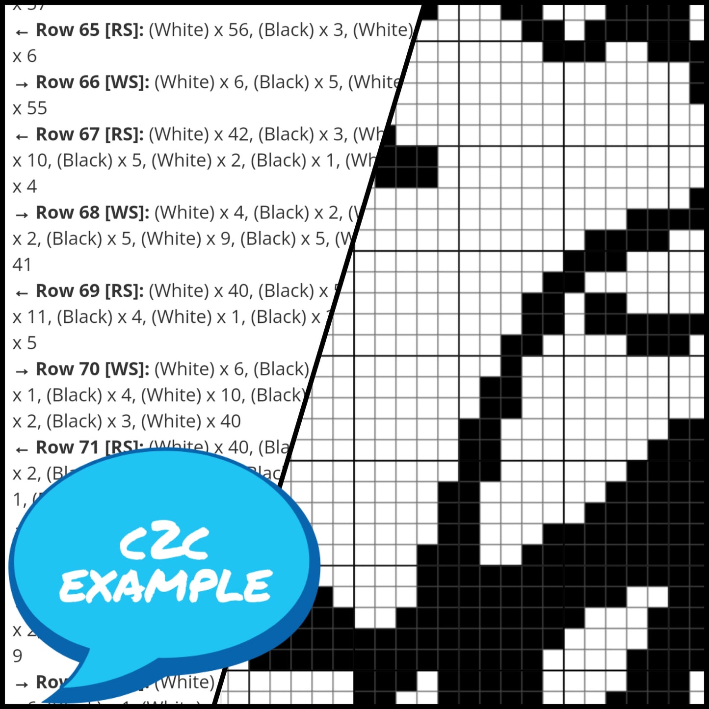 Crochet Jesus Pattern - C2C Afghan Pattern, Easter Crochet Pattern