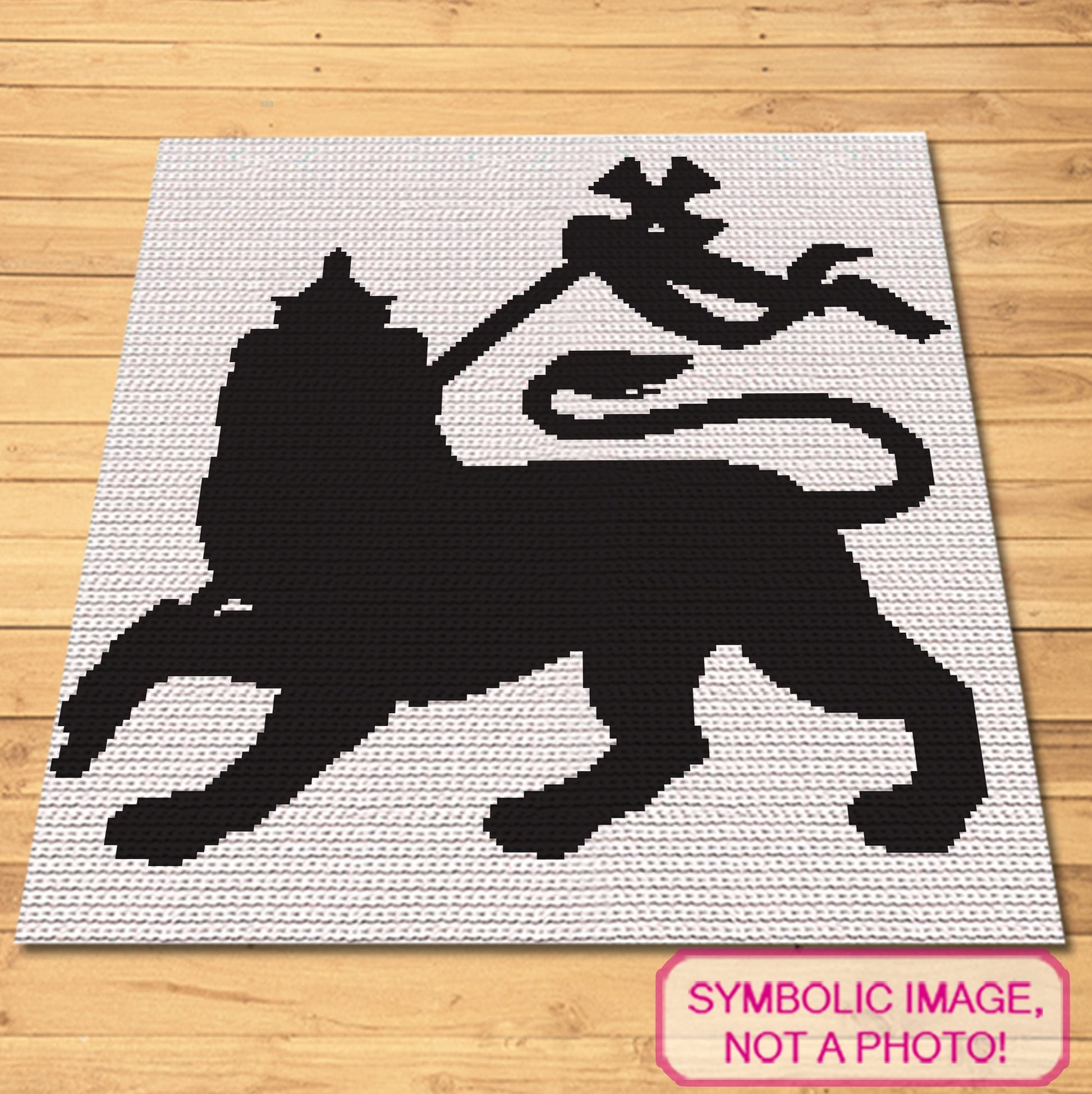 Crochet Lion Of Judah Pattern with Written Instructions for a Tapestry Crochet Blanket Pattern and a Tapestry Crochet Pillow Pattern; PDF Digital Files. Click to learn more!
