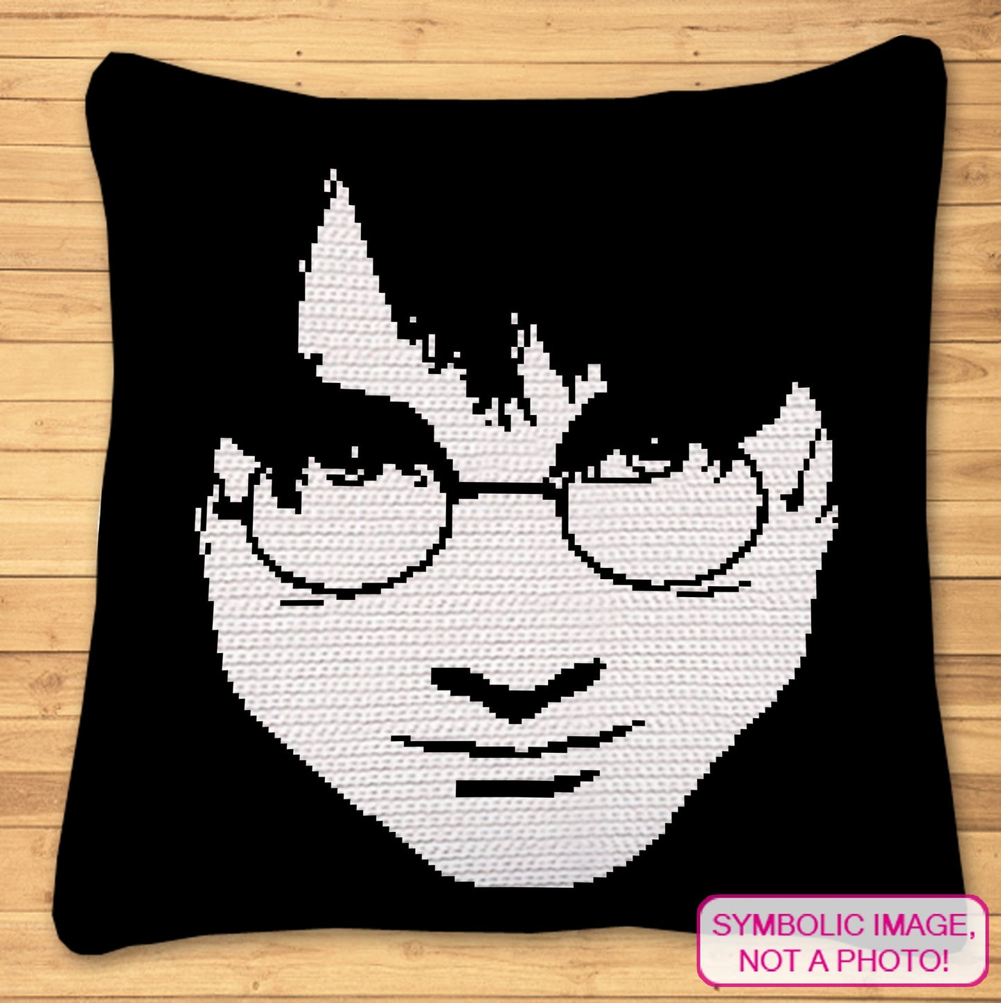 Harry Potter Crochet Pattern - Crochet Celebrity Daniel Radcliffe a Graph Pattern with Written Instructions for a Tapestry Crochet Blanket and Pillow Pattern; PDF Digital Files. Click to learn more!