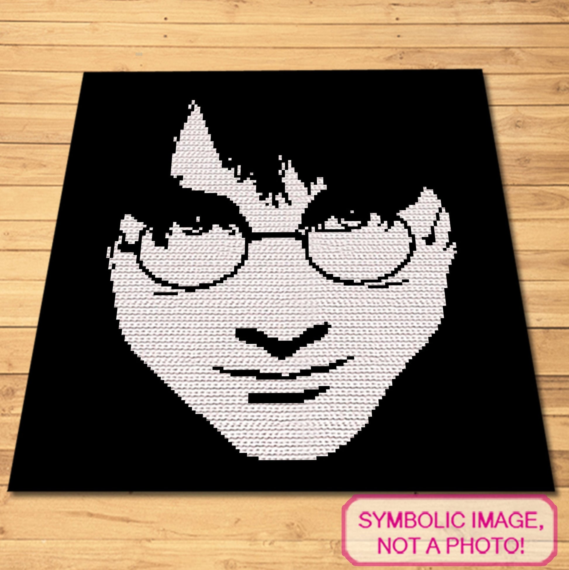 Harry Potter Crochet Pattern - Crochet Celebrity Daniel Radcliffe a Graph Pattern with Written Instructions for a Tapestry Crochet Blanket and Pillow Pattern; PDF Digital Files.