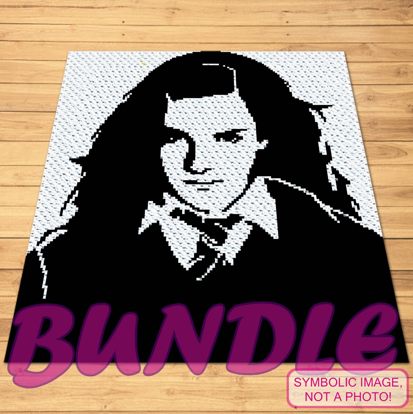 Harry Potter Patterns - Crochet Celebrity Emma Watson, is a Crochet BUNDLE, a Graph Pattern with Written Instructions for a C2C Crochet Blanket Pattern, and a Tapestry Crochet Pillow; PDF Digital Files. Click to learn more!